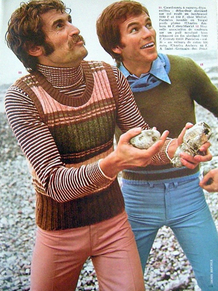 Reklama na pásnku módu zo 70.rokov