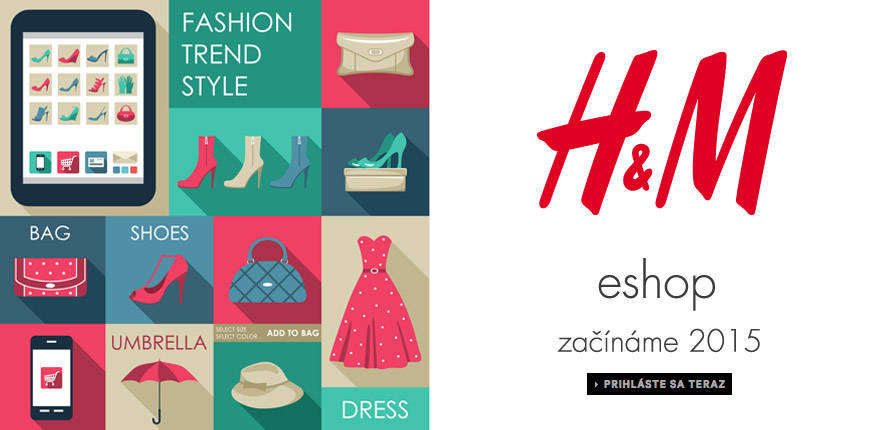 H and M eshop banner