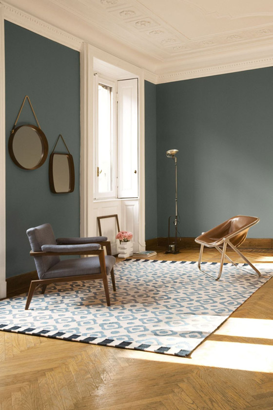 Vlnený koberec KAME z kolekcie mladých talianskych návrhárov pre značku Karpeta