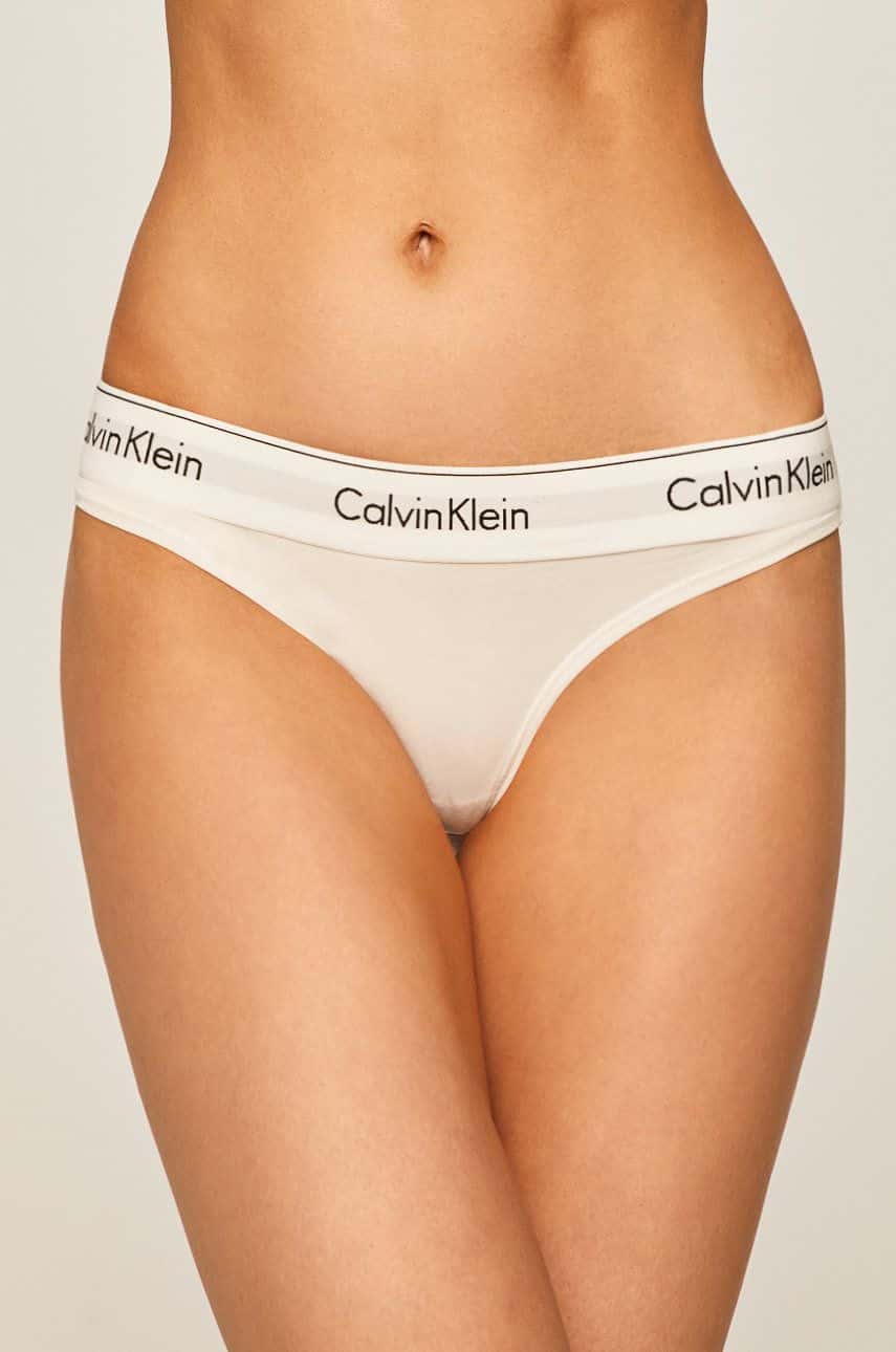 Tangá Calvin Klein Underwear biela farba, 0000F3786E