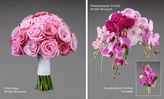 Tradičné svadobné kytice návrhárky Vera Wang pre zimu 201314