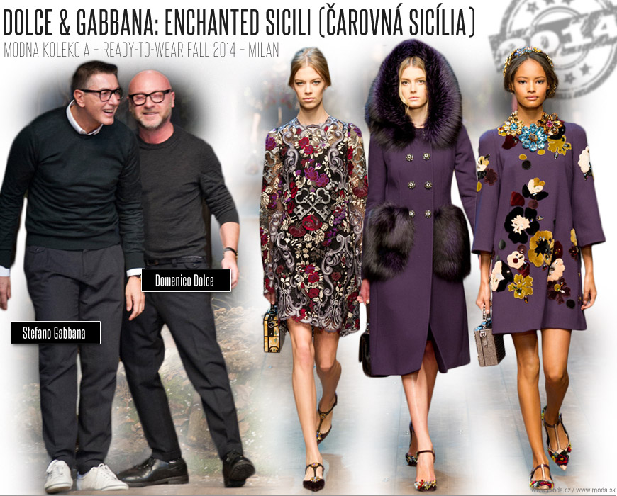 Výber modelov Dolce Gabbana s názvom Čarovná Sicília