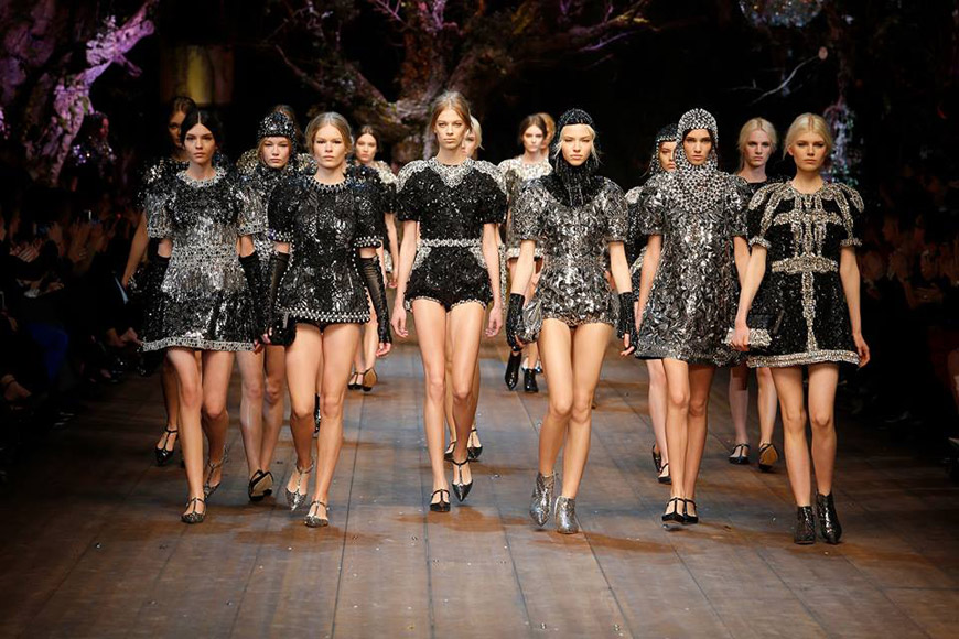 Modely Dolce Gabbana inšpirované princeznou Fantagiro