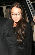 Lindsay Lohan v okuliaroch