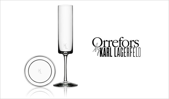 Kolekce užitného skla Karl Lagerfeld pro Orrefors