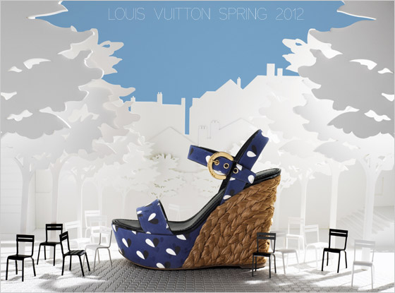 Sandále na platforme Louis Vuitton pre jer leto 2012