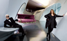 Karl Lagerfeld a architektka Zaha Hadid