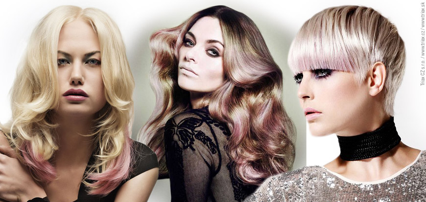 Ružová farba na vlasy je pre blond vlasy rýchlym riešením, ako oživiť nudný alebo opozeraný blond účes.