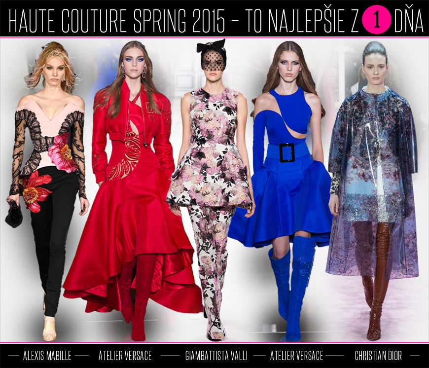 Modely z Haute Couture Spring 2015