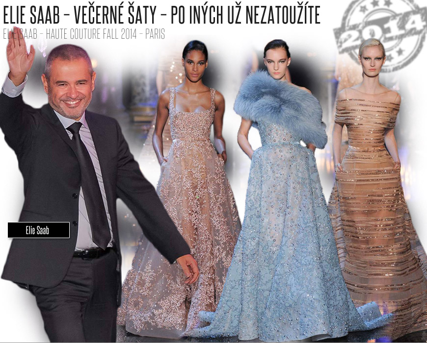 Nová Haute Couture 2014 kolekcia Elie Saab pre jeseň 2014