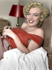 Usmievajúca sa Marilyn Monroe