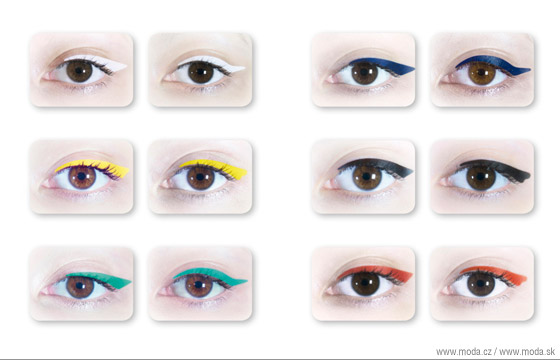 S farbami nalepovacích očných liniek Les Classiques de Mily si užijete pestré leto