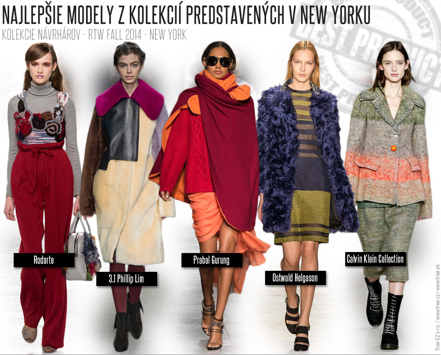 New York Fashion Week predstavuje kolekcie pre jeseň a zimu 2014/15