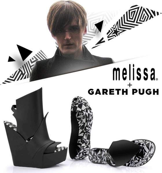 Gumová obuv Melissa a Gareth Pugh