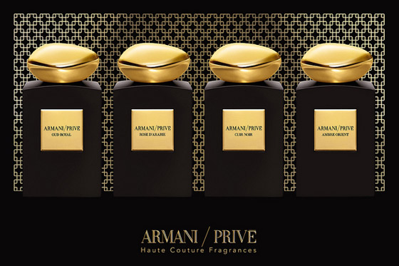 Fľašky parfumu Armani Prive