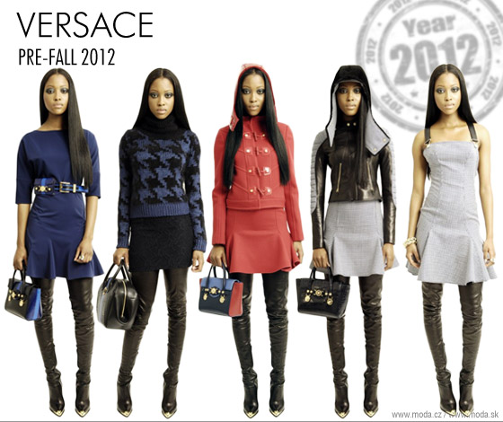 Značka Versace a Donatella Versace predstavili svoju prefall kolekciu pre rok 2012