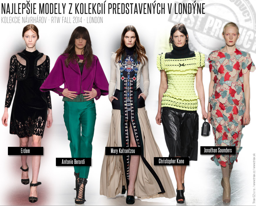 London Fashion Week predstavuje kolekcie pre jeseň a zimu 201415