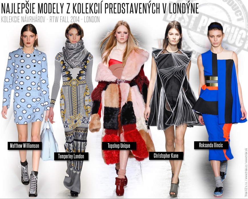 London Fashion Week predstavuje kolekcie pre jeseň a zimu 201415