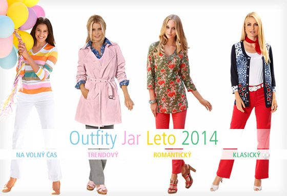 Farebné dámske outfity pre jar leto 2014