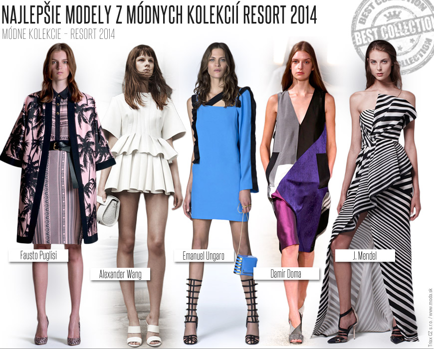 Pozrite sa na najlepšie módne kúsky oblečenia z módnych kolekcií fashion dizajnérov – Resort 2014.