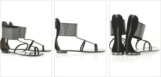 Ploché sandále od Giuseppe Zanotti