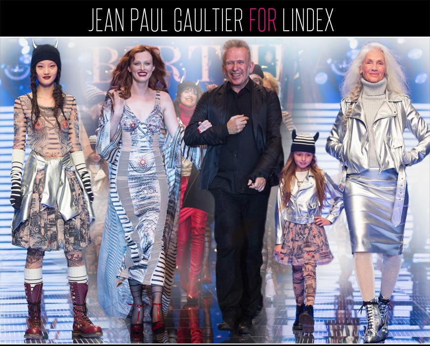 Modely z kolekcie Jean Paul Gaultier x Lindex