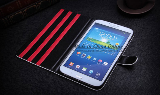 Luxusný obal značky Qinda pre Samsung Galaxy Tab 3 Jeho cena je okolo 7 