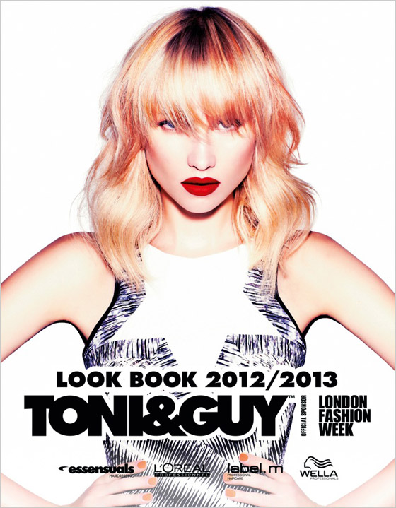Obálka knihy účesových trendov TONI amp GUY lookbook 20122013