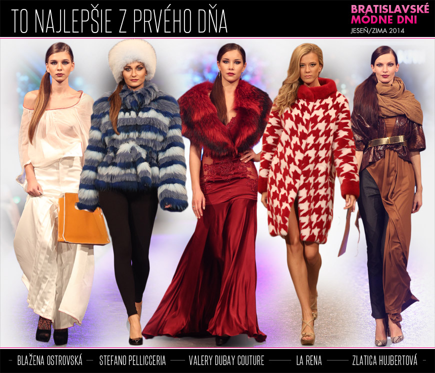 Bratislavské módne dni jeseň 2014 – to najlepšie z prvého dňa. 