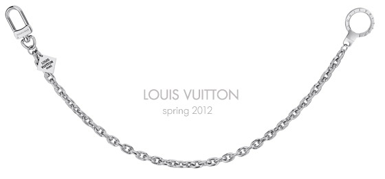 Strieborná retiazka Louis Vuitton