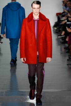 Červenéy outfit - modelka