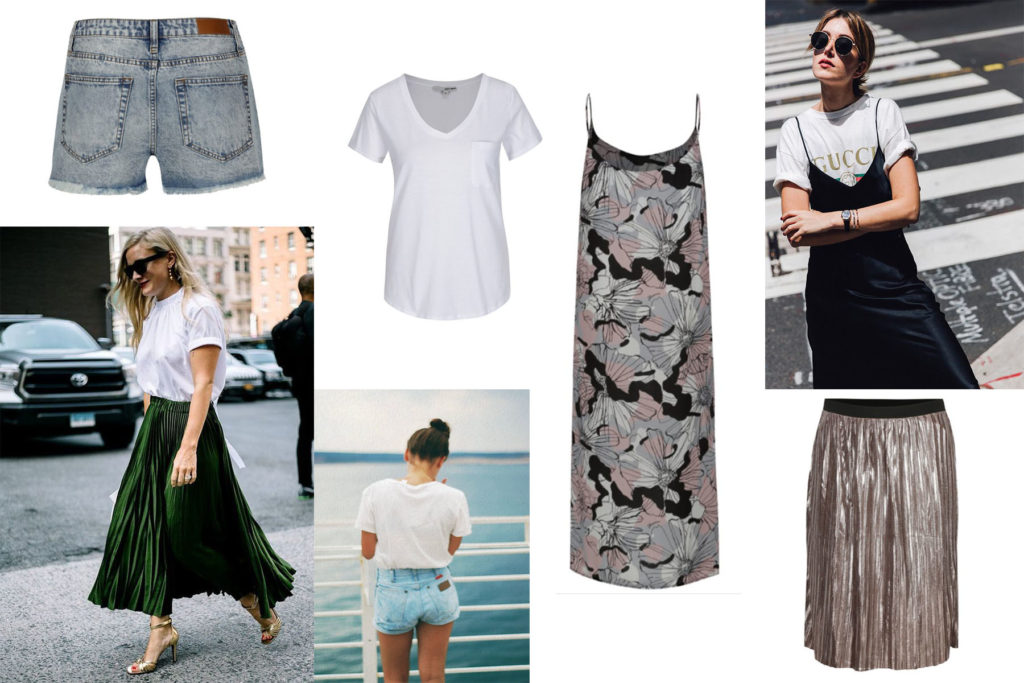 Blogerky a ich letné outfity s bielym tričkom